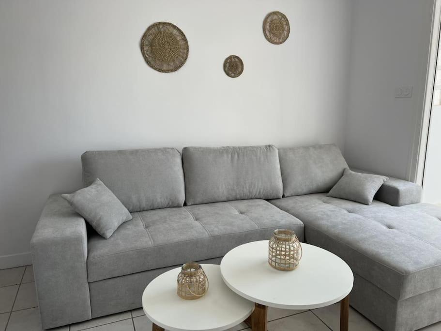 Superbe T2 Vue Mer, Clim, Parking Gratuit Canet-en-Roussillon Esterno foto