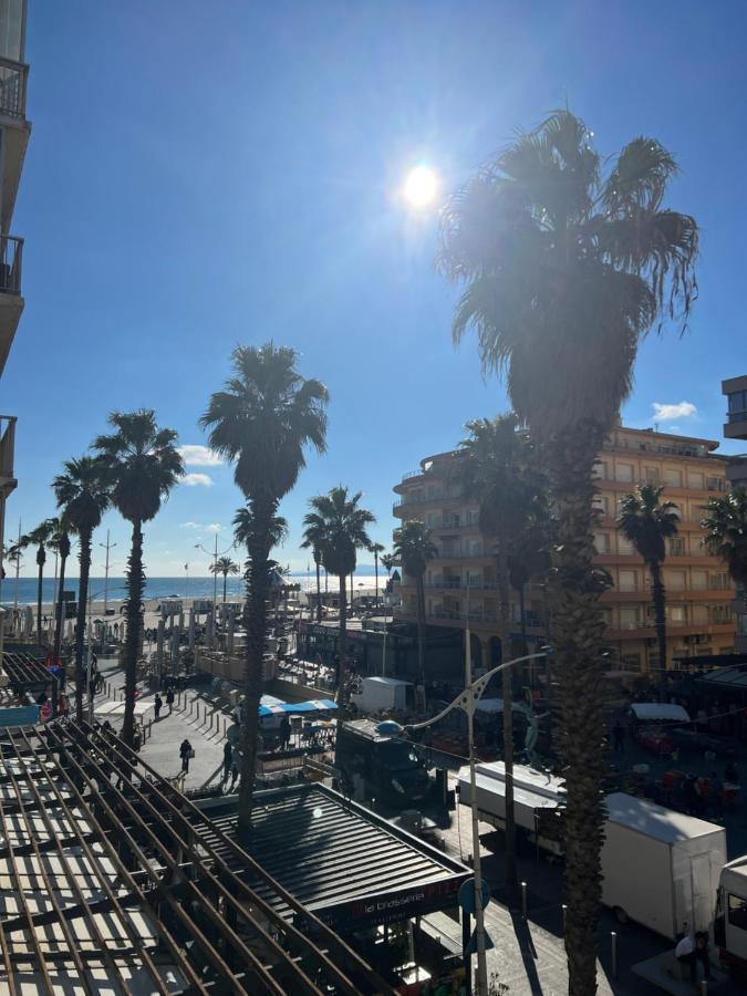 Superbe T2 Vue Mer, Clim, Parking Gratuit Canet-en-Roussillon Esterno foto