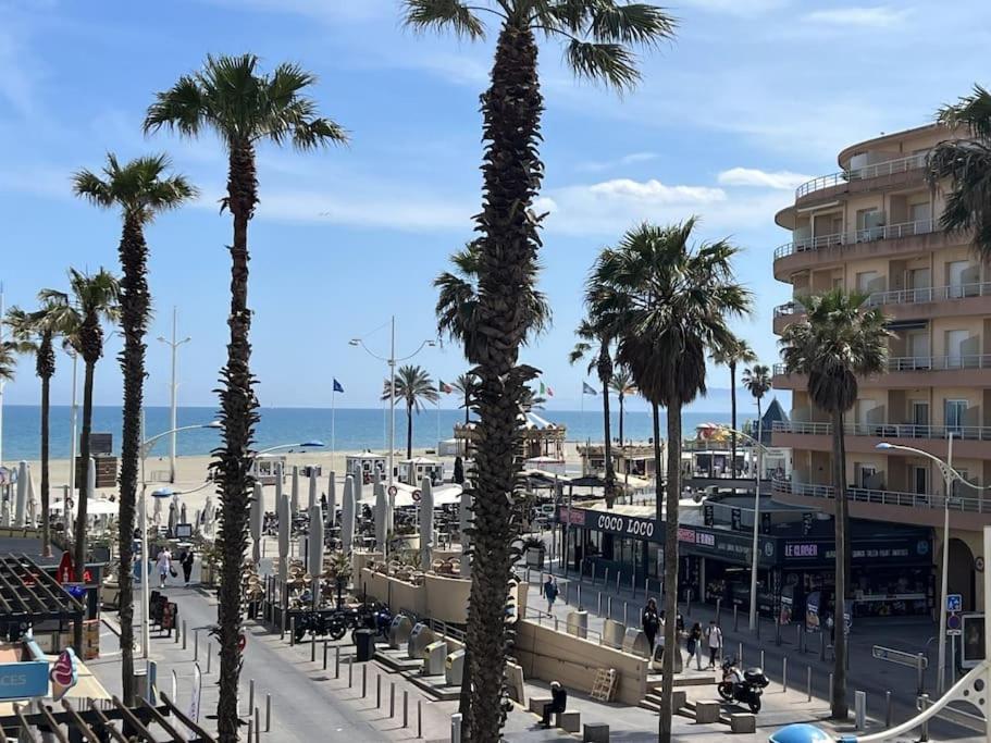 Superbe T2 Vue Mer, Clim, Parking Gratuit Canet-en-Roussillon Esterno foto